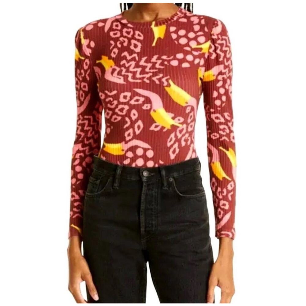 FARM Rio Multicolor Patterned Bodysuit - Picture 2 of 7